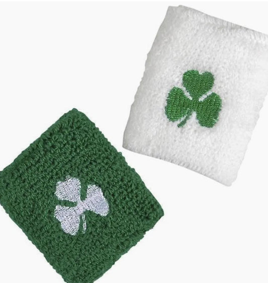 SHAMROCK WRISTBANDS 2.5X3"