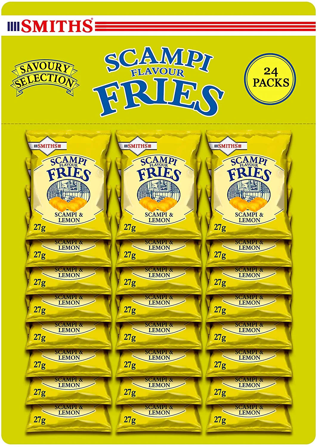 Patatas fritas langostinos en tarjeta FULL CARD 24 packs 