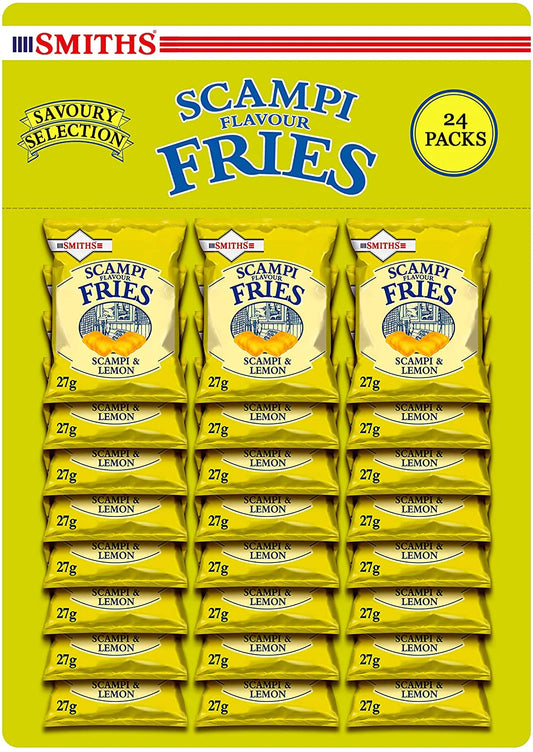 Scampi fries carded FULL CARD 24 packs