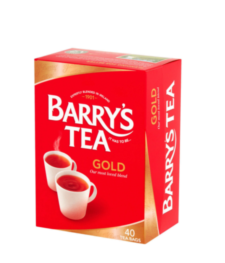 Paquete de 40 bolsitas de té Barry's Tea Gold Blend