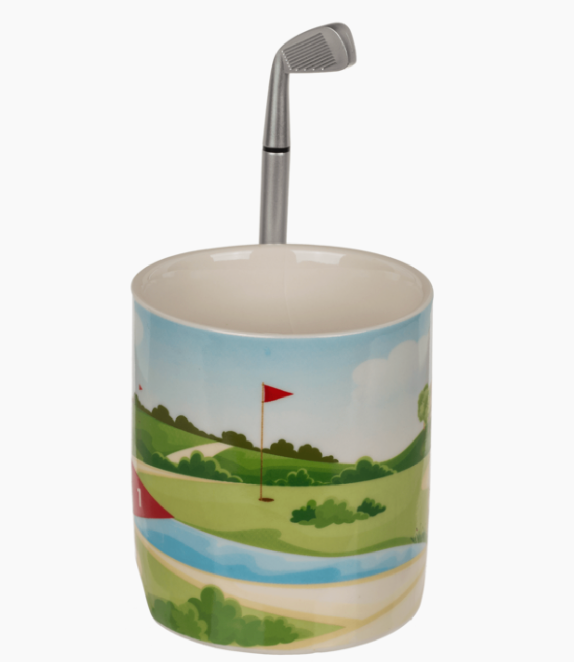 SET DE TAZA DE GOLF Y BOLIGRAFO CLUB 