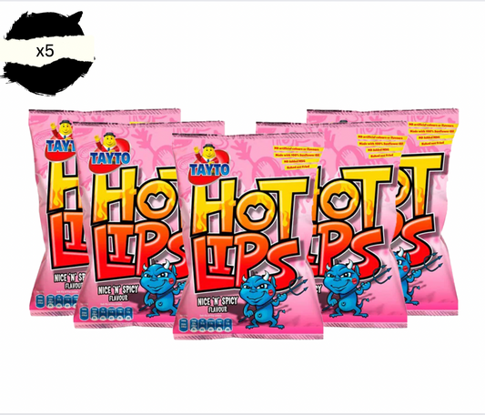 Tayto Hotlips Nice 'N' Spicy 5 x 42g