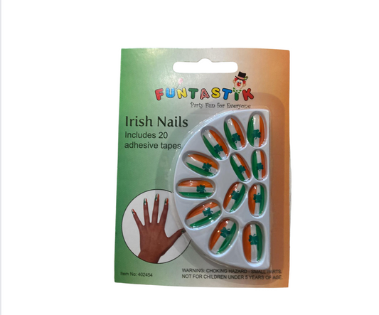 St. Patricks Day Fake Nails