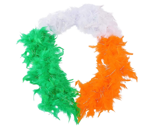 Boa de plumas irlandesa del día de San Patricio