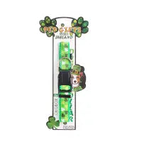 Shamrock Dog collar in small, medium and large