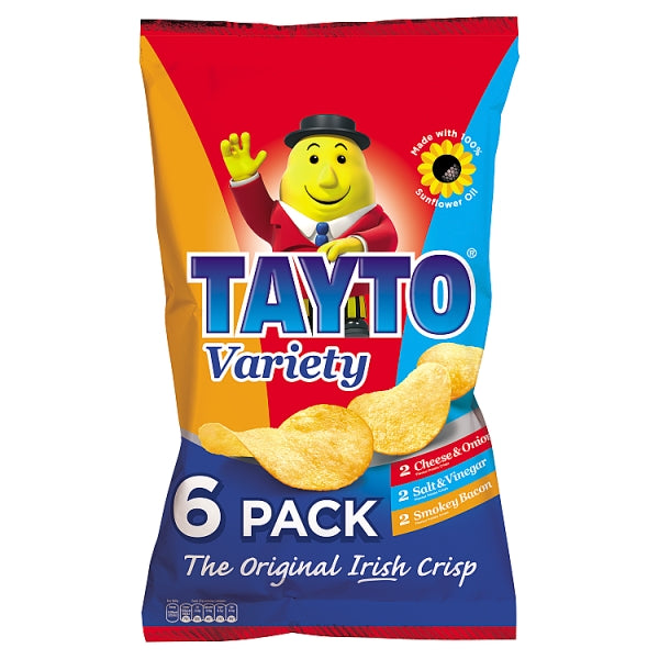 Patatas Fritas Variedad Tayto Pack 6 (150 g) 