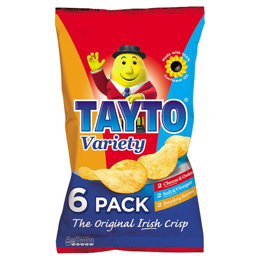 Patatas Fritas Variadas Tayto Pack 6 (150 g) x28 