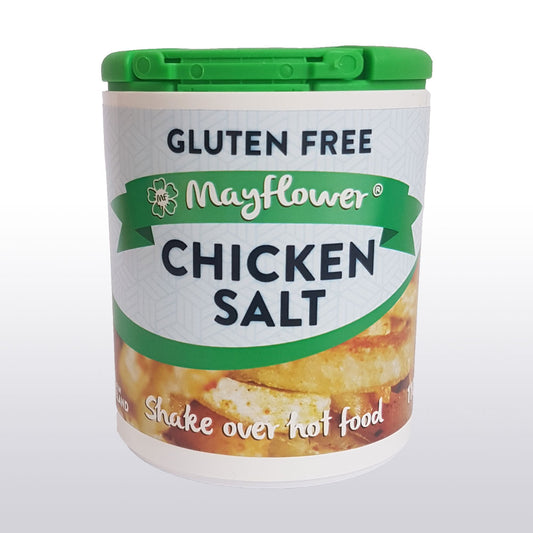 Mayflower chicken salt  Retail size  110g shaker x6 (ws)