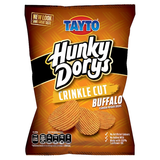 Tayto Hunky Dory Crisps Buffalo (42 g) X CAJA DE 50PKS 