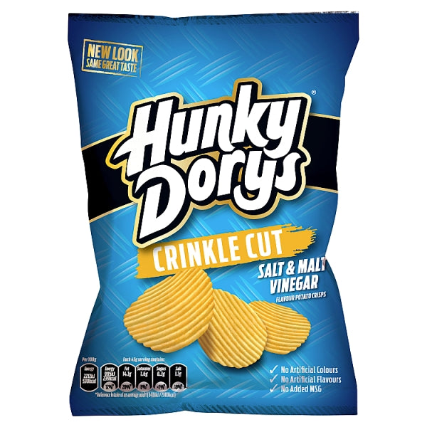 Tayto Hunky Dory Crisps Salt & Vinegar (42 g) X 8PKS