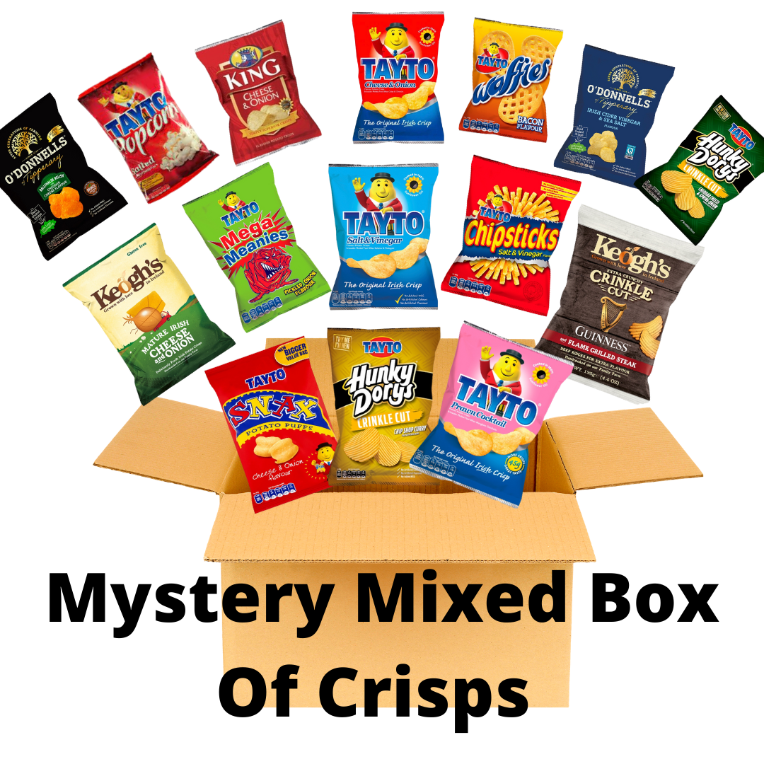 Mixed Box Of Large Bags Of Crisps 25 packs per box