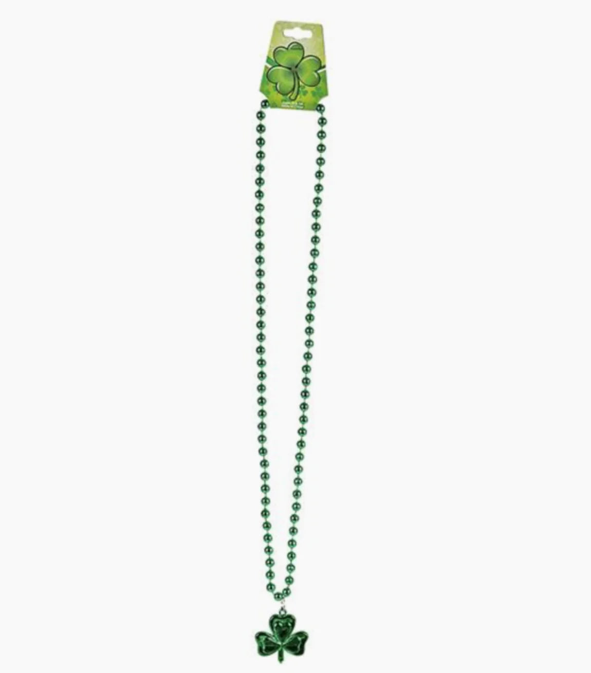 St Patricks shamrock necklace