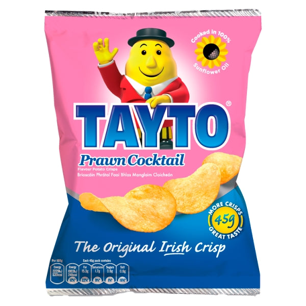 Patatas Fritas Cóctel De Langostinos Tayto 50 x 42 g (ws) 